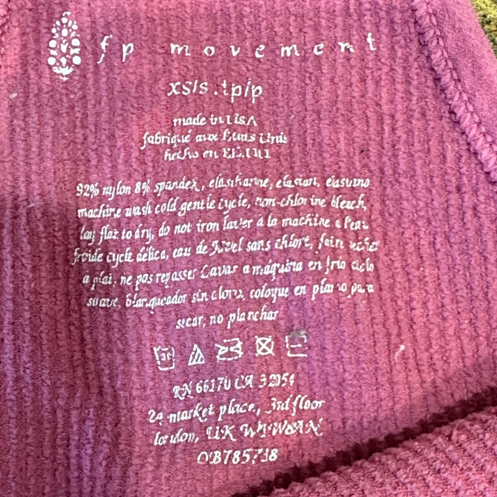 FP Movement by Free People seamless Ribbed Crop Top - Picture 4 of 4